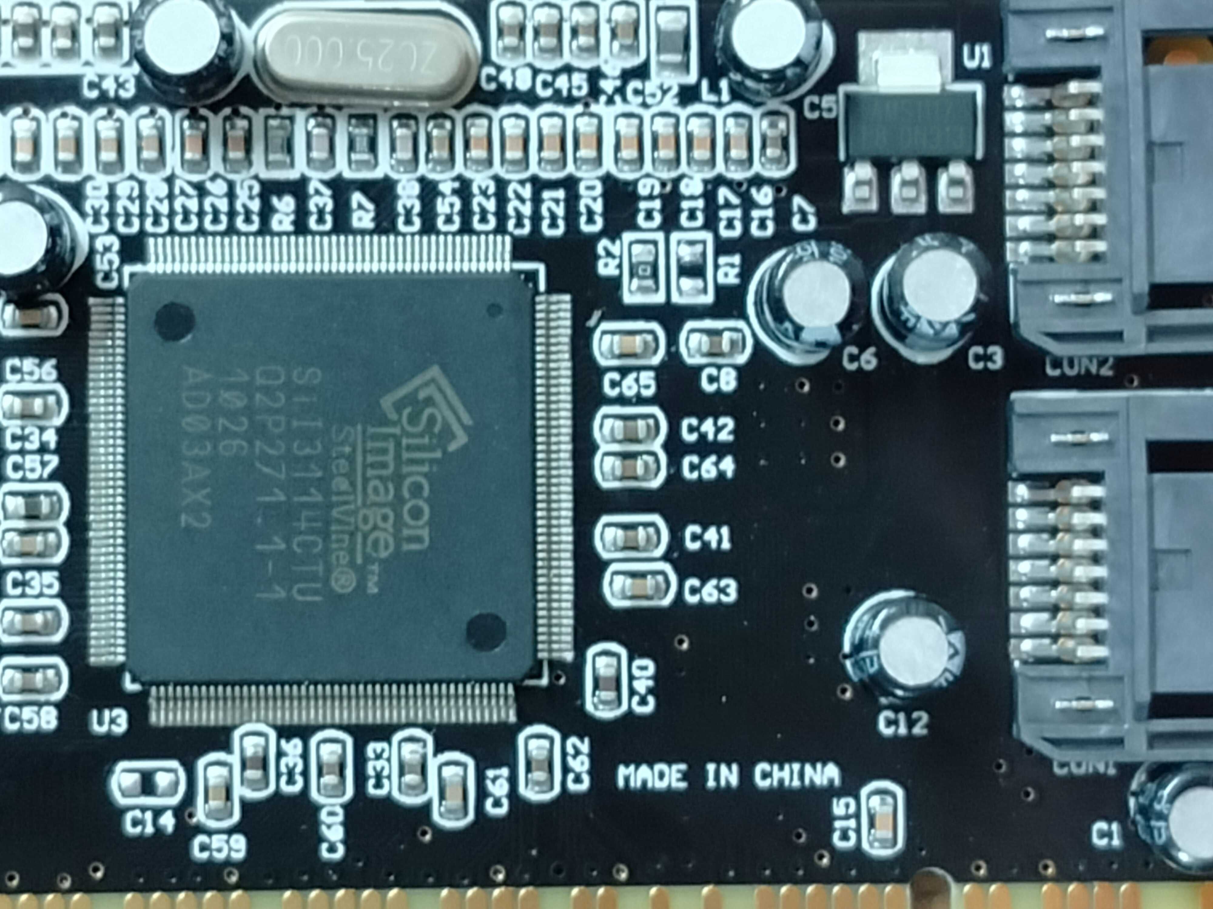 Kontroler adapter karta PCI na 4x SATA RAID