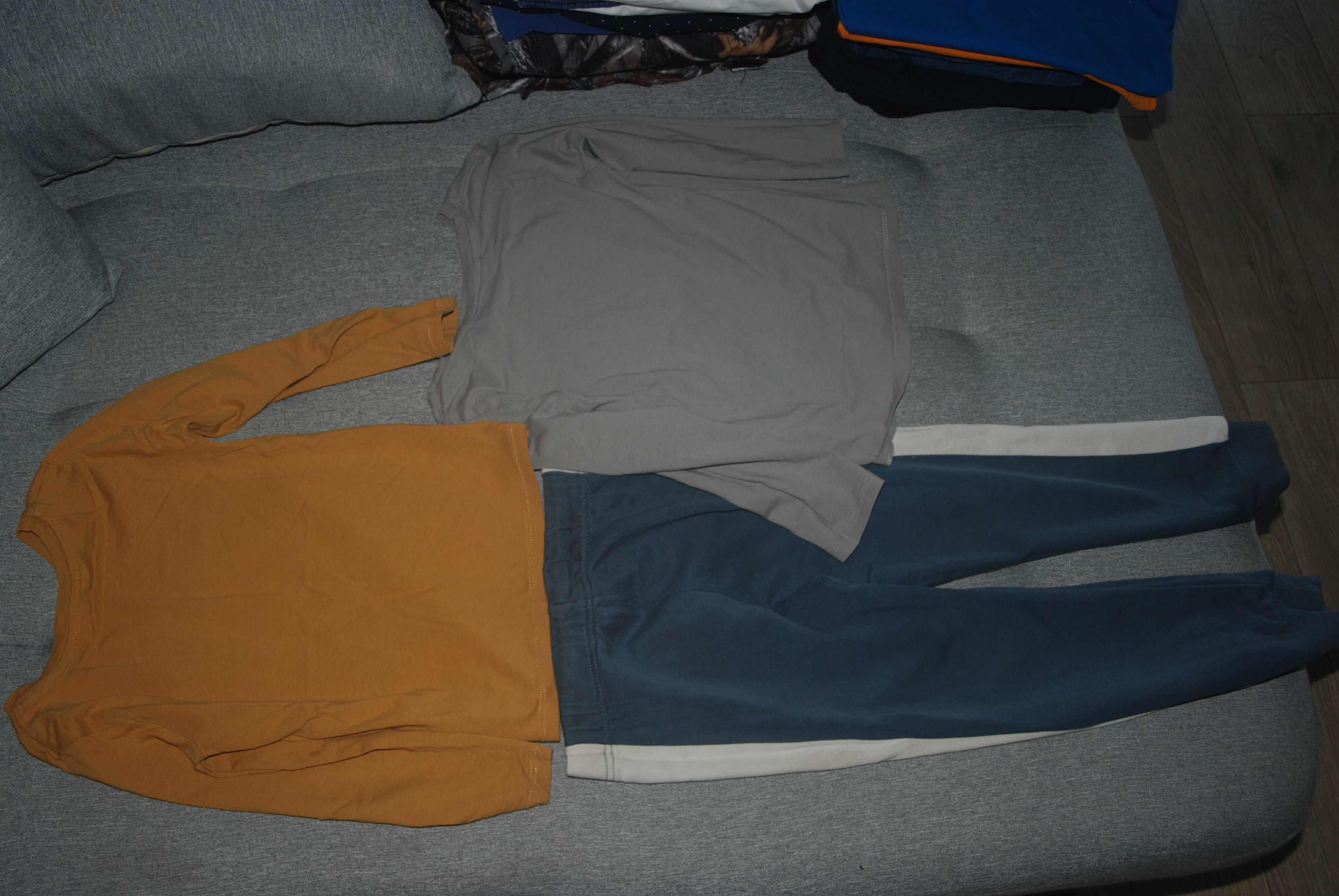Spodnie dresowe + dwie bluzki H&M r. 122