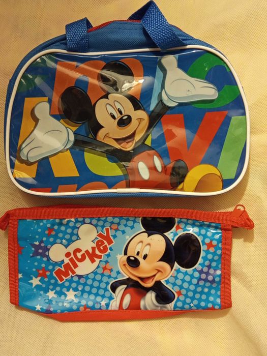 Estojo e Lancheira Mickey Mouse