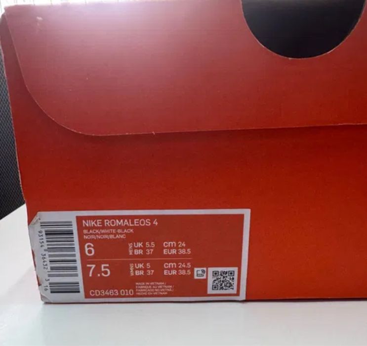 Штангетки Nike Romaleos 3 25см.