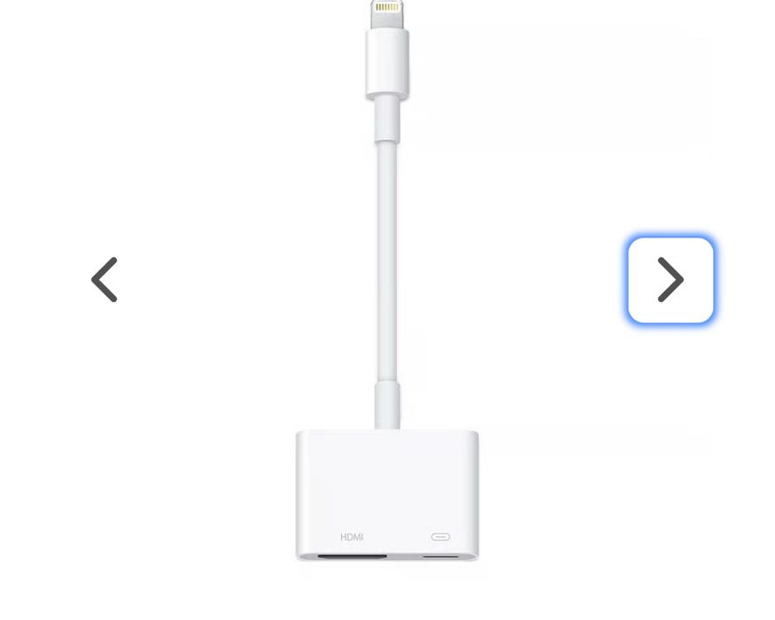 Przejściówka ze złącza Lightning na cyfrowe AV