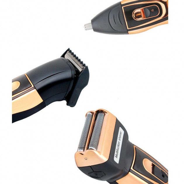 Триммер для бороды и носа, электробритва 3в1 Gemei GM 595, есть опт