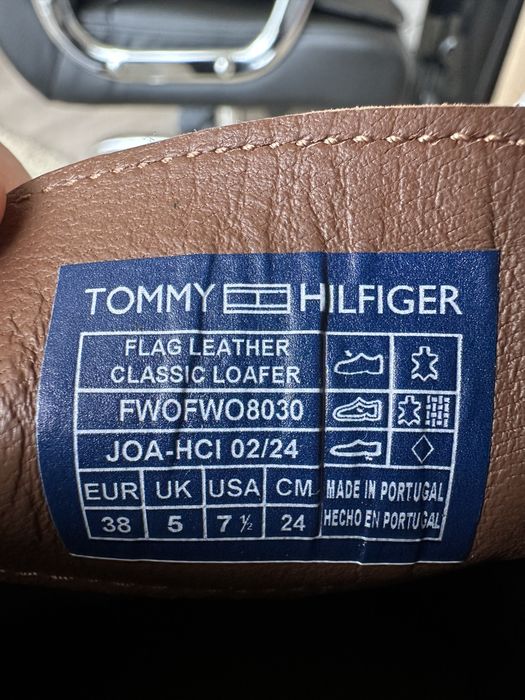 Жіночі лофери Tommy Hilfiger шкіра!