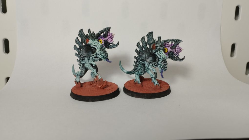 Warhammer 40000 Barbgaunts Tyranids pomalowane