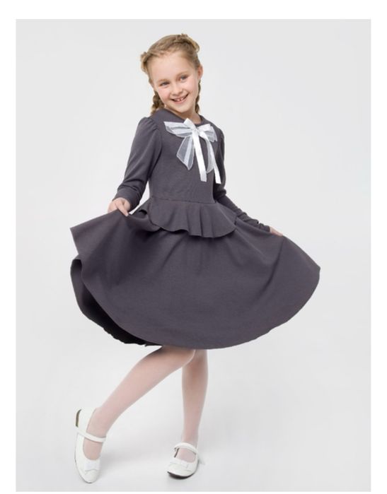 Школьное платье для девочки р.128