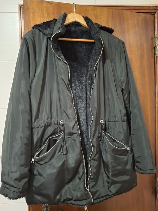 Casaco com dois lados reversível