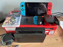 Konsola Switch plus etui zestaw plus gra Star Wars Saga Skywalkerów PL