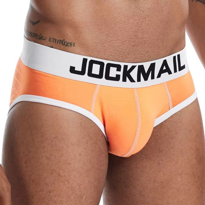 Męskie Bawełniane Komfortowe Slipy Sportowe JOCKMAIL - M