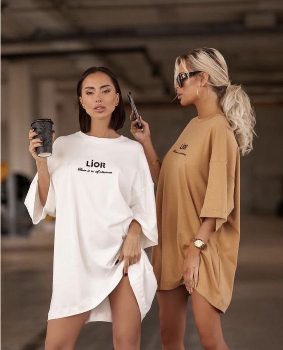 Біла футболка lior.Боді українського бренду lior