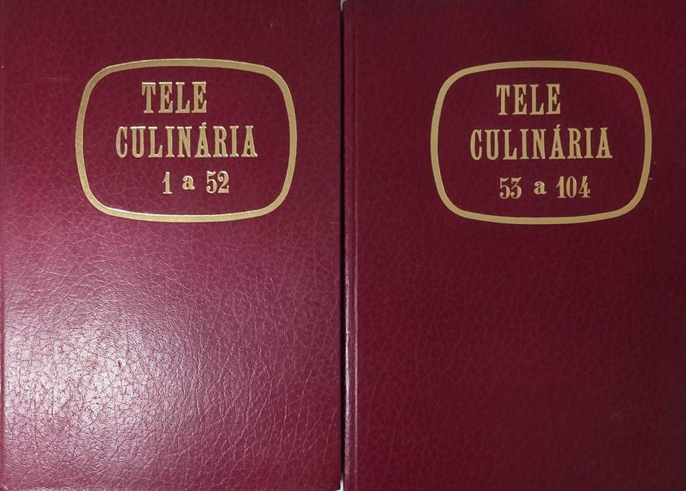 Tele culinária revistas encadernadas 2 vol -104revistas - Ref EM