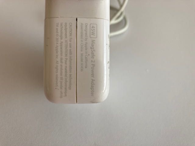 Zasilacz Ładowarka MagSafe 2 MacBook air 11 13 oryginał apple 45W