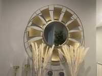 Espelho dourado 90cm diametro