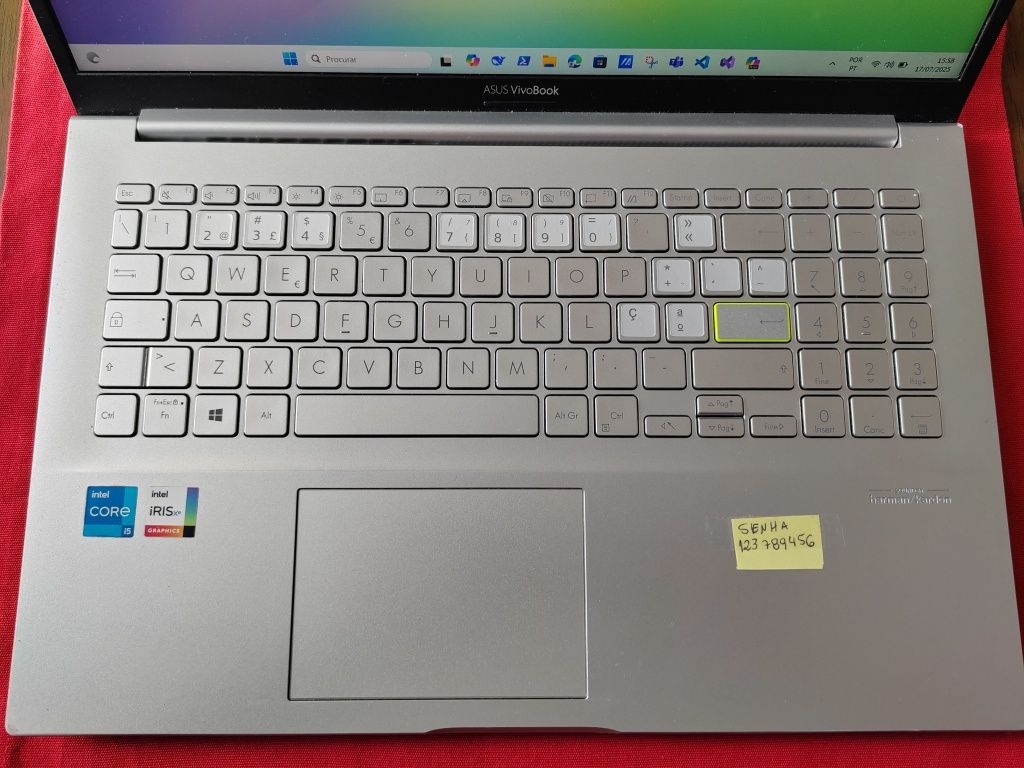 Notebook ASUS VivoBook i5-1135G7 | 12GB RAM | 500GB