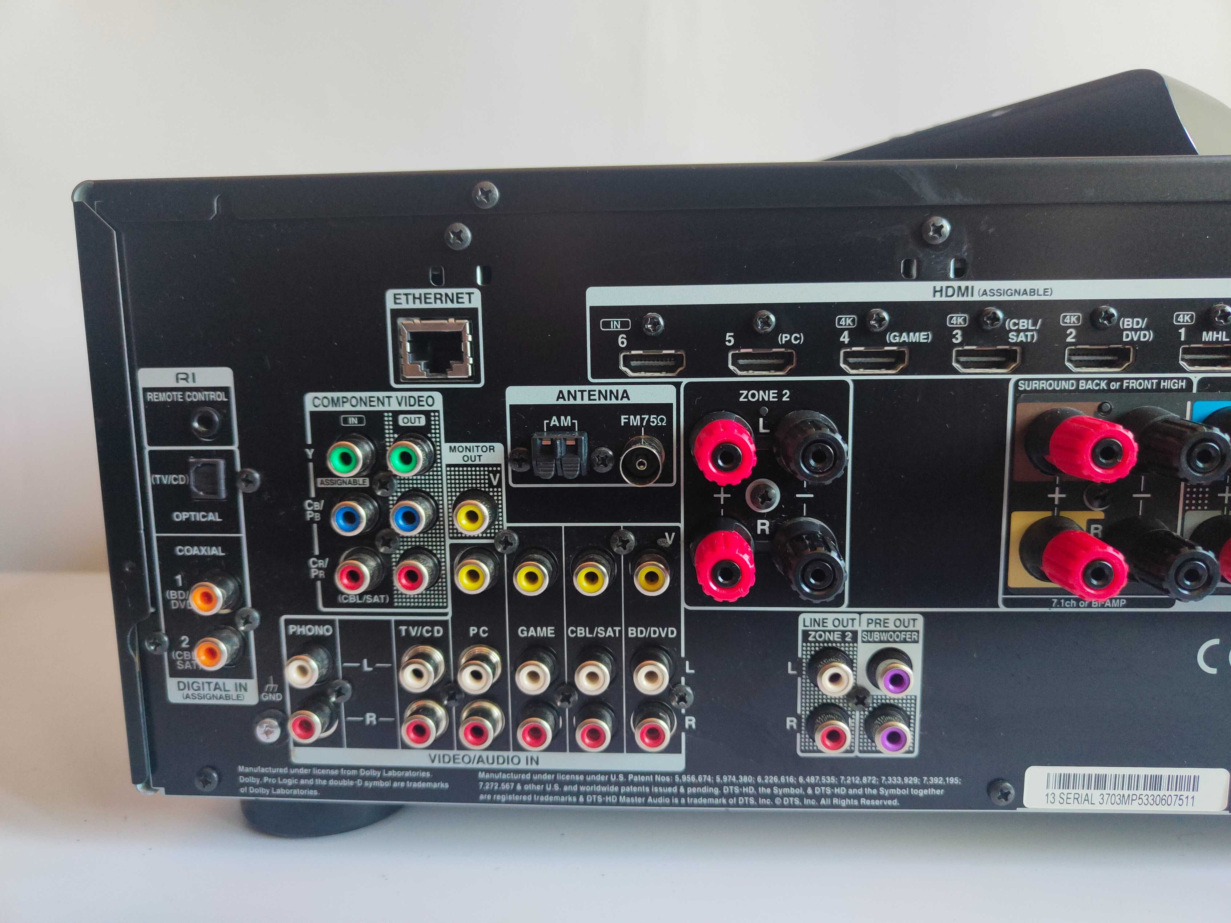 Amplituner ONKYO TX-NR626 z pilotem