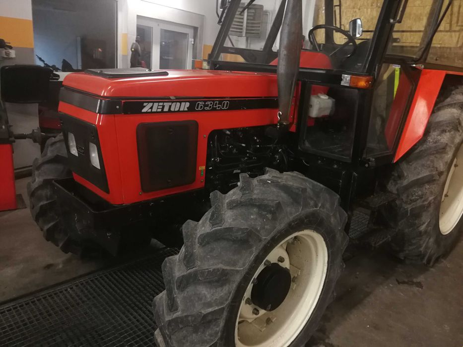 zetor 6340 stan super uszkodzona obudowa skrzyni biegów