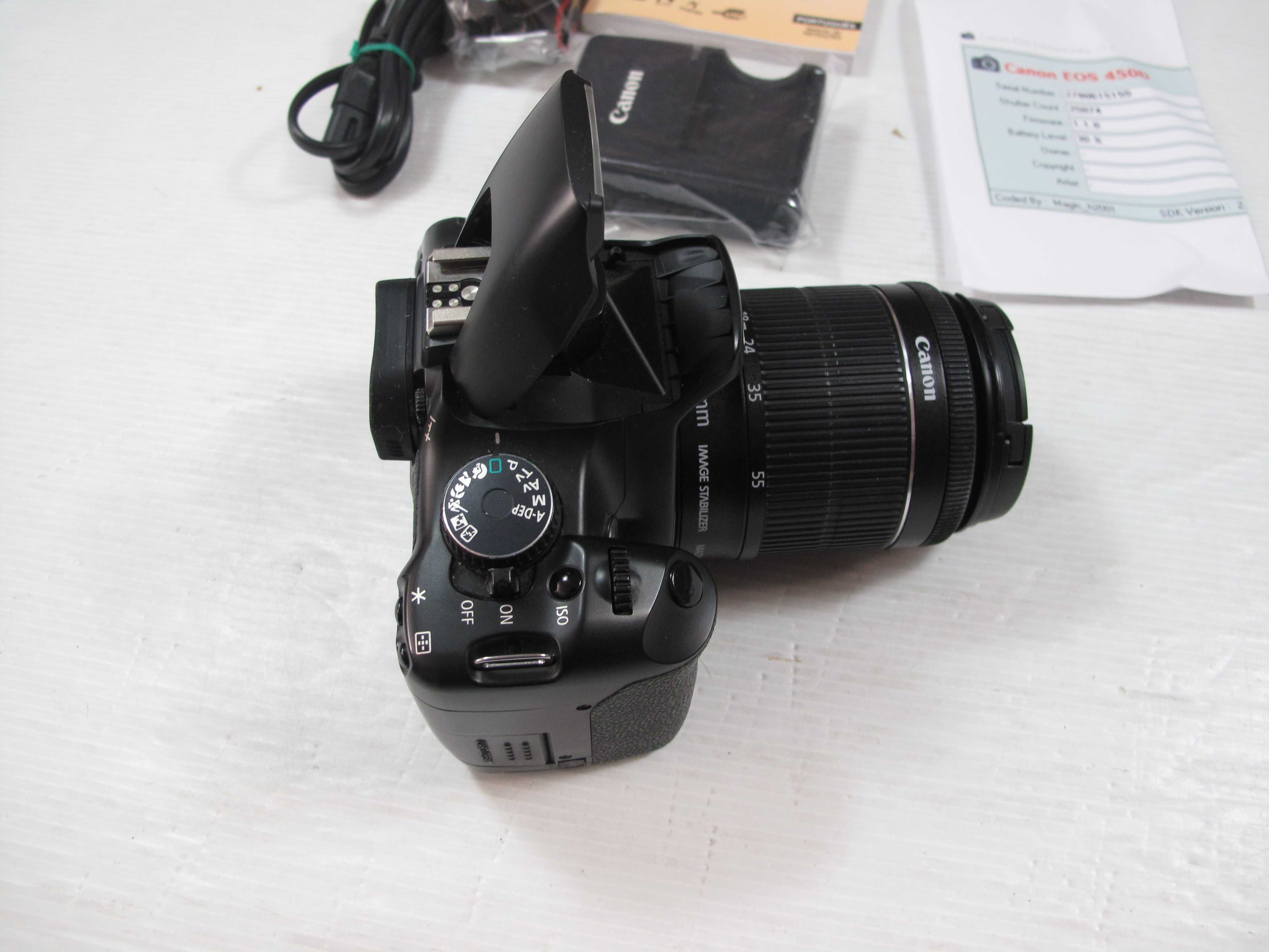 Canon 450D+18-55 IS - GARANTIA -9 Mil  - Ver descrição e Fotos