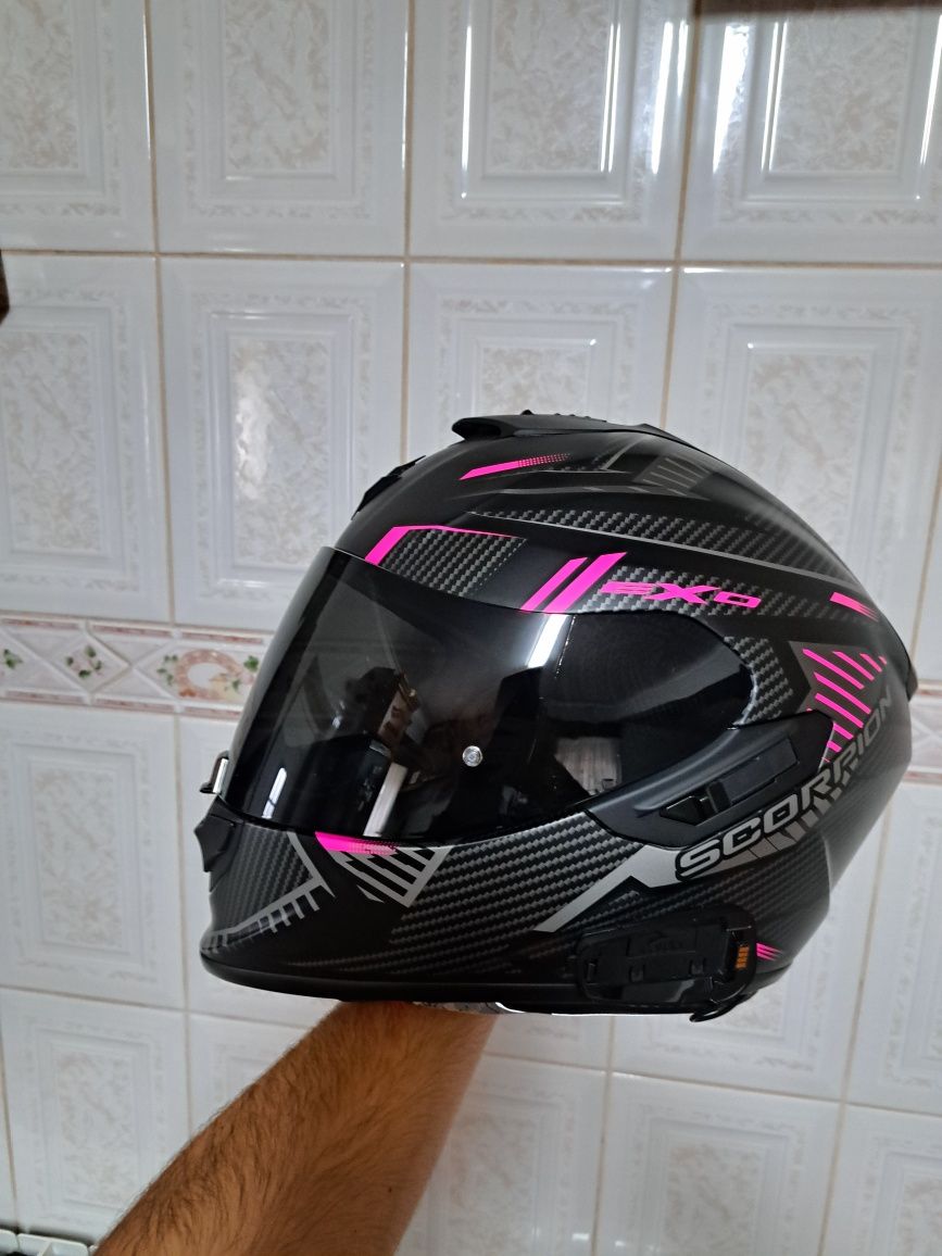 Scorpion Evo 1400 evo Matt Black / Pink
