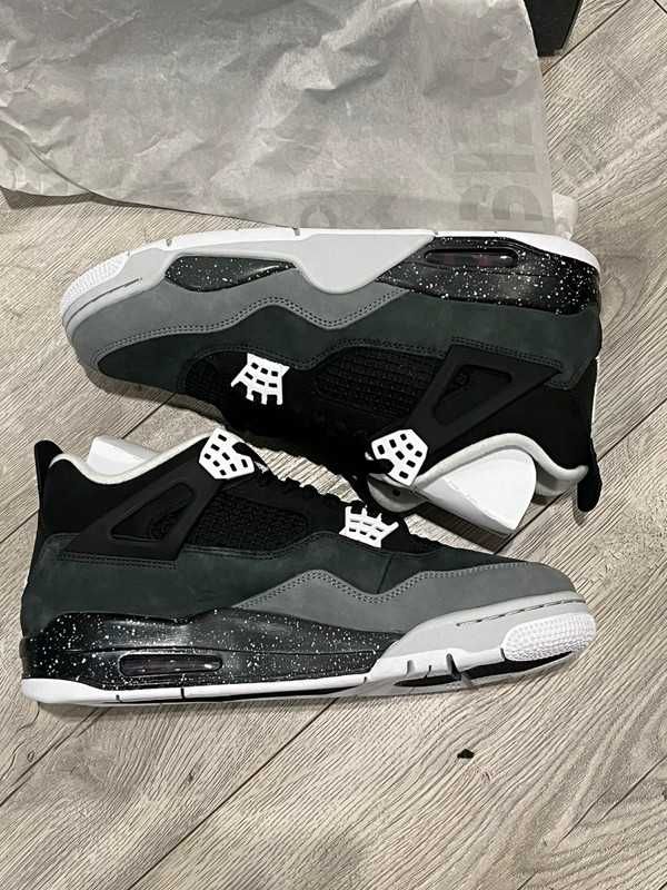 "Buty męskie Trampki" Nike Jordan 4 czarny FQ8138 r.44