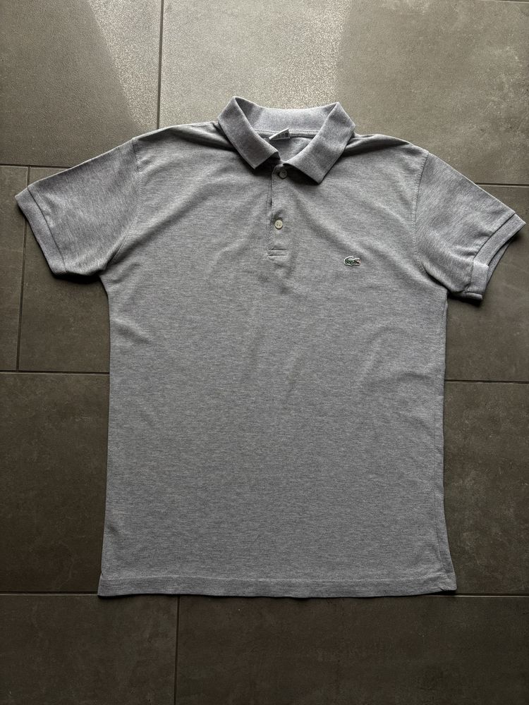 Koszulka Polo Lacoste Szara Luxury Trendy Viral