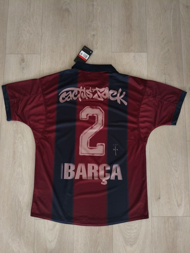 FC Barcelona x Travis Scott 2000/01 skeleton retro L