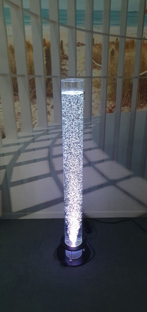 Kolumna wodna, bąbelkowa LED / 150 cm wysokości / 15 cm średnica