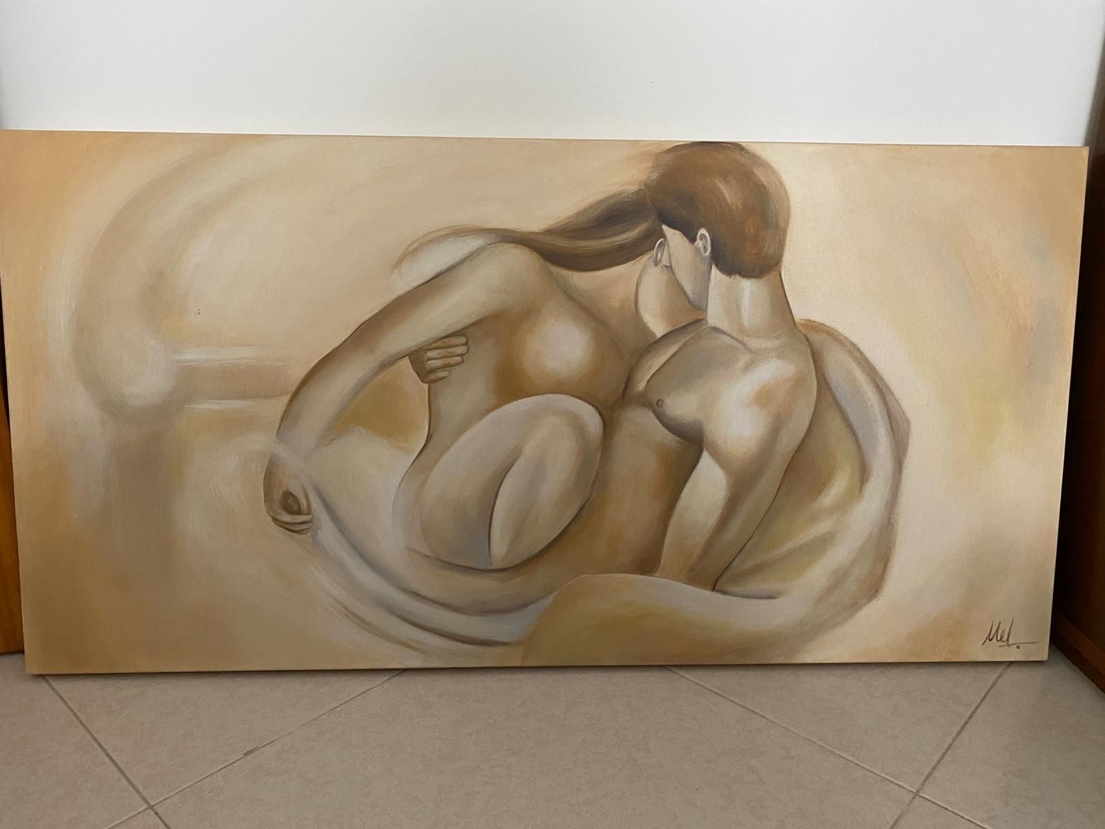 Quadro - Tela  com casal