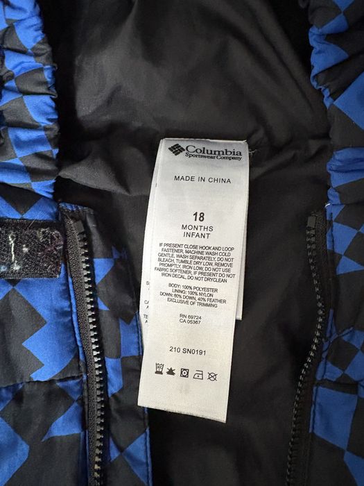 Kombinezon Columbia puchowy na 12 miesięcy