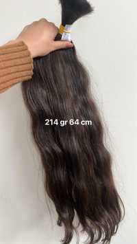 Włosy dziewicze 214gr 64 cm