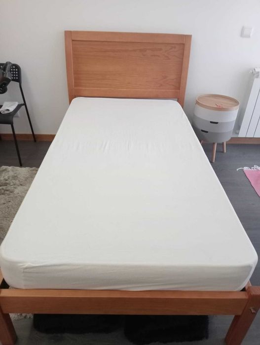 Cama solteiro pinho