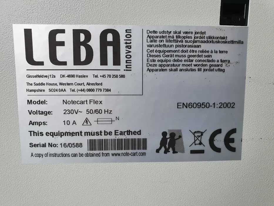 Szafa IT RACK na 28 laptopów z zasilaniem + RJ-45