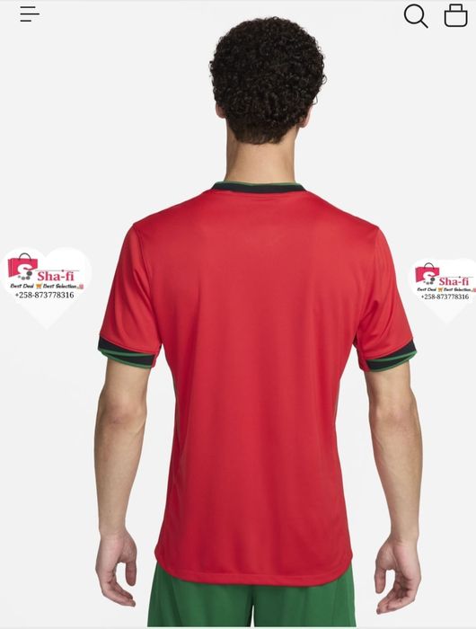 Camisa de seleção portuguesa