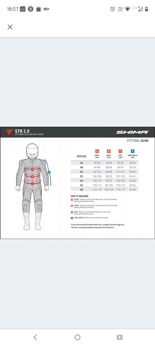 Kurtka motocyklowa Shima str 2.0