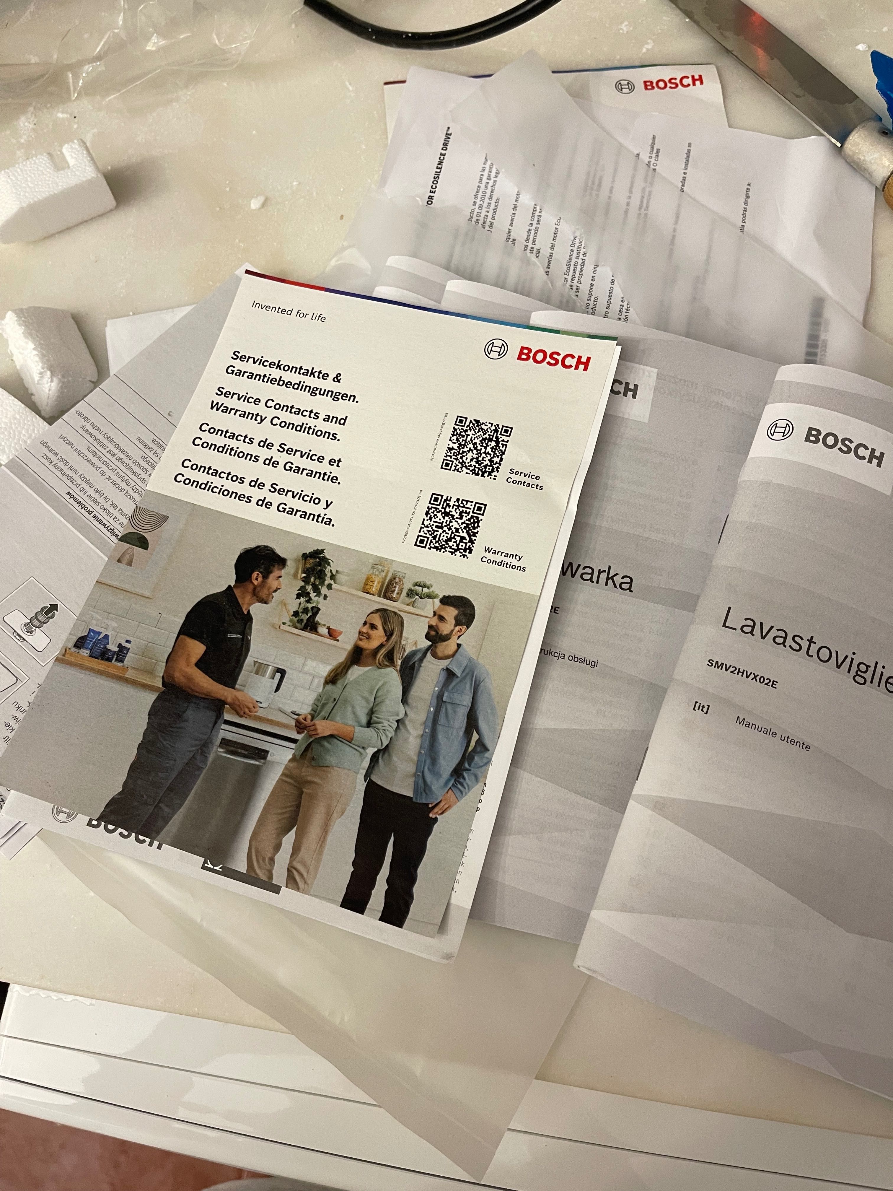Maquina loiça encastre embutida silenciosa BOSCH SMV2HVX02E - NOVA
