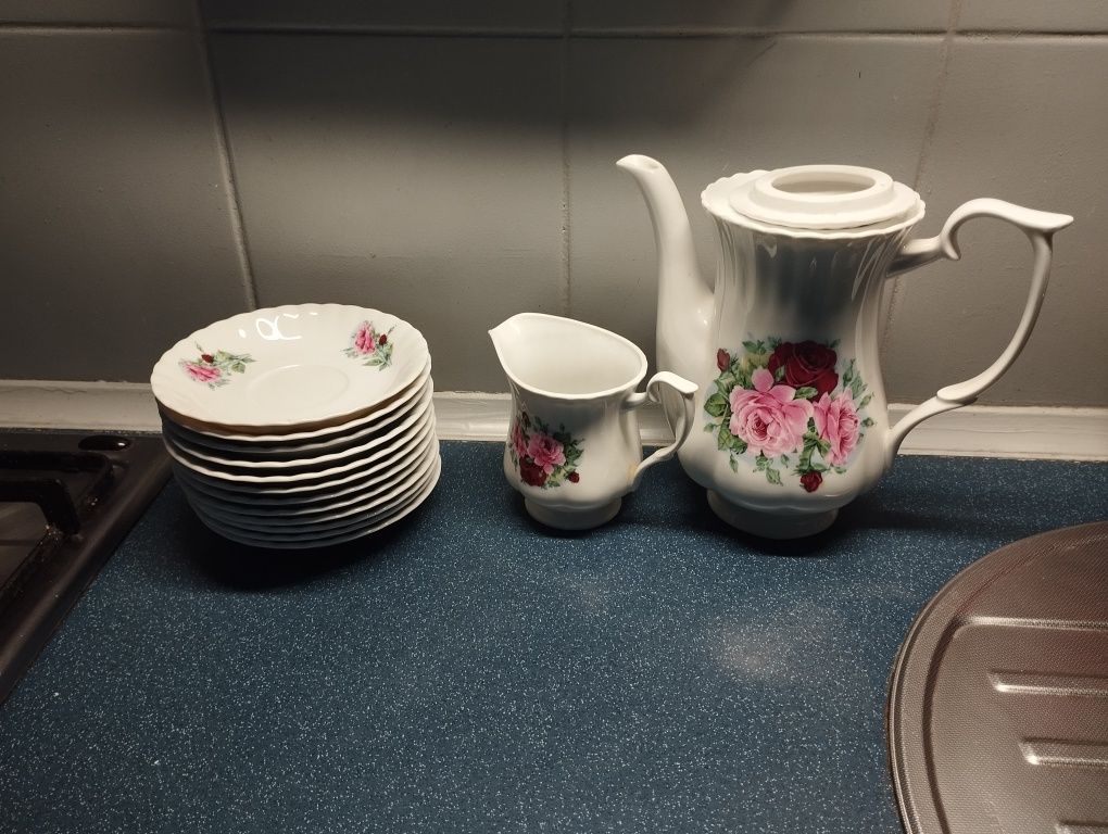 Zestaw kawowy porcelana chodzieska