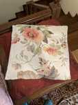 Par Almofadas decorativas pintadas a mao
