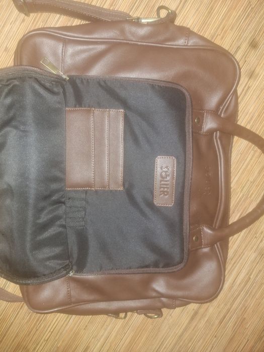 Skórzana Torba na laptopa Solier