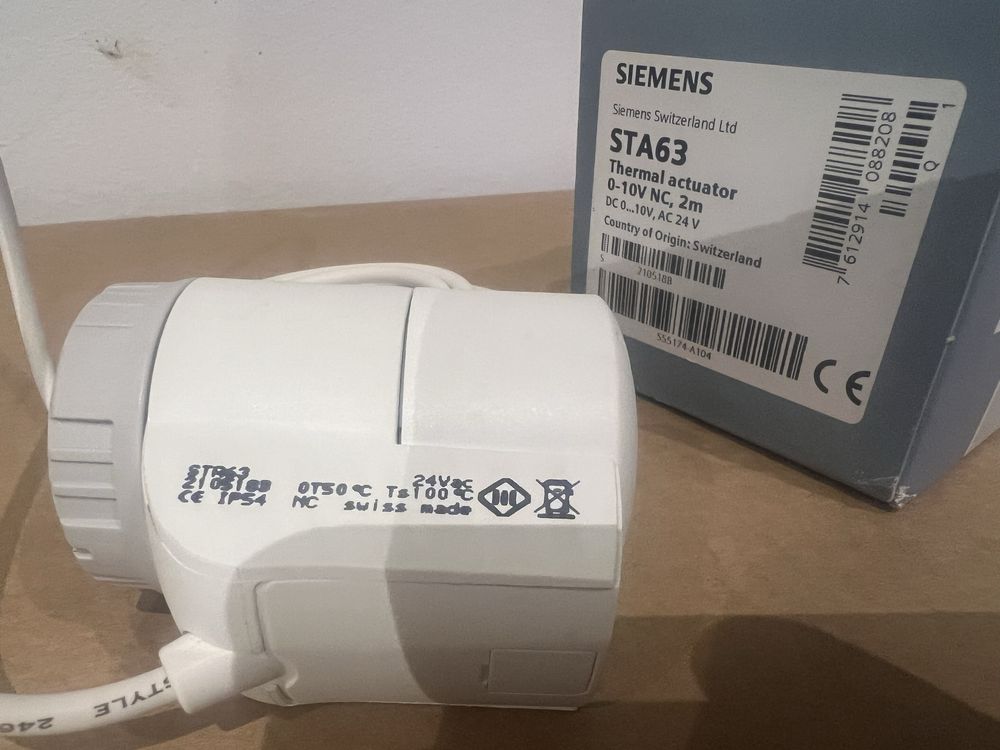 siłownik elektrotermiczny Siemens STA63