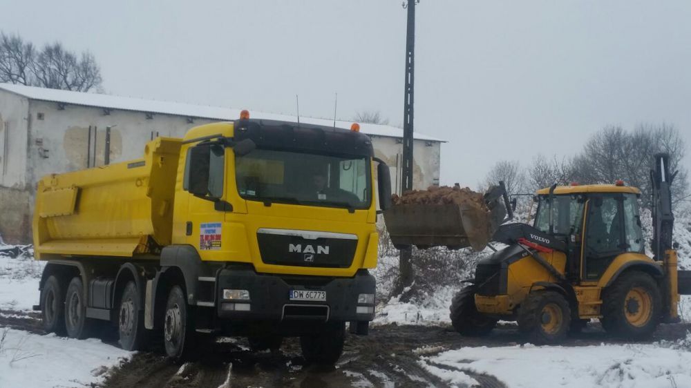 Transport i sprzedaż kruszyw,piasku,wywóz urobku wrocław,siechnice