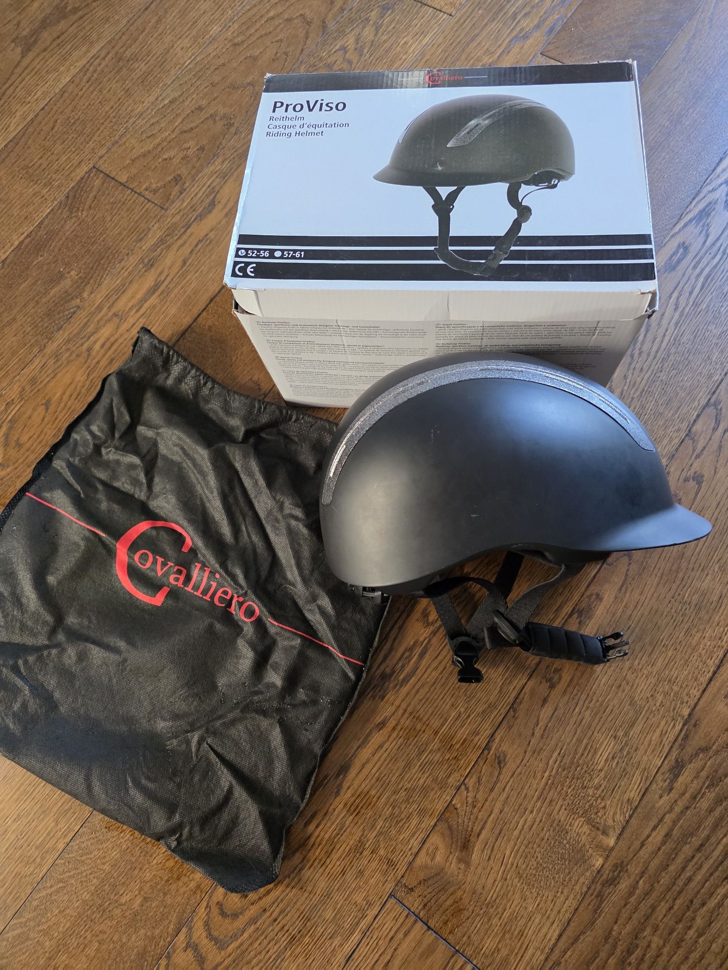 Kask jeżdziecki Cavalliero 52-56 z regulacja