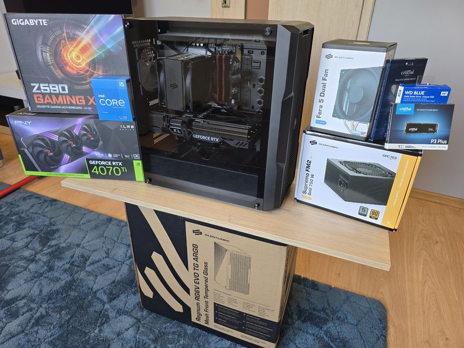 Wydajny komputer gamingowy z RTX 4070Ti