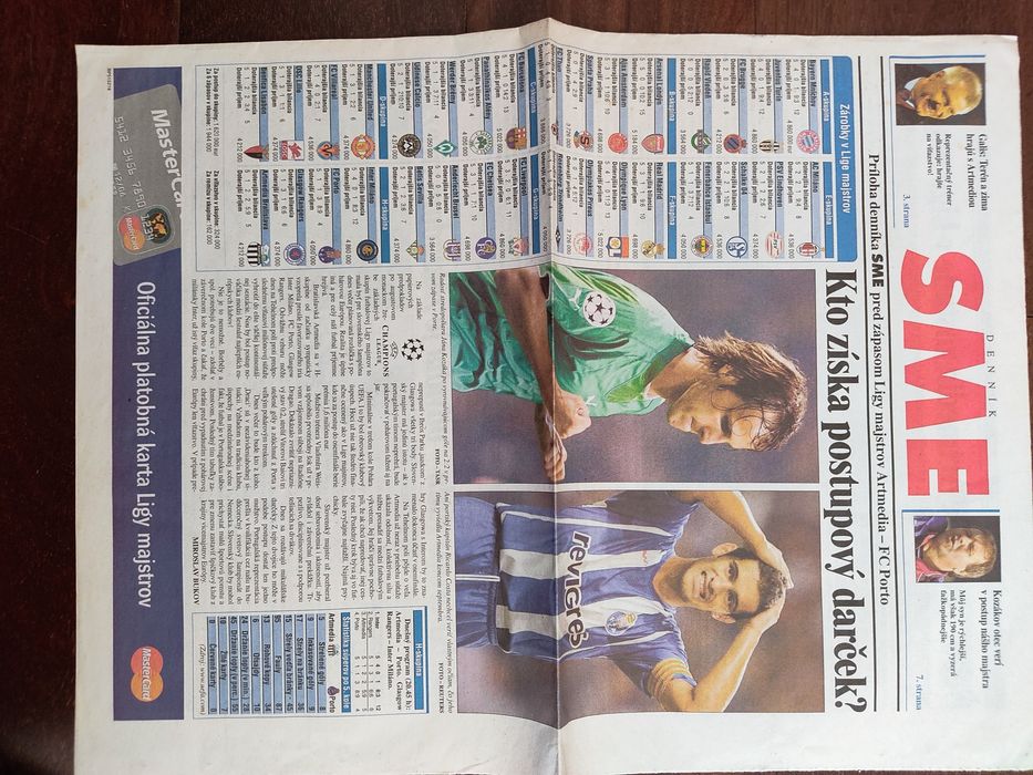 Programa oficial Artmedia FC Porto liga dos campeões 2005/06