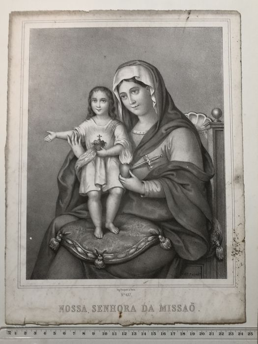 Gravura Nossa Senhora da Missão