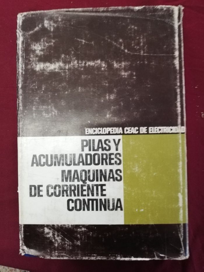 Livro Pilasy Acumuladores Maquinas de CC com 939 paginas