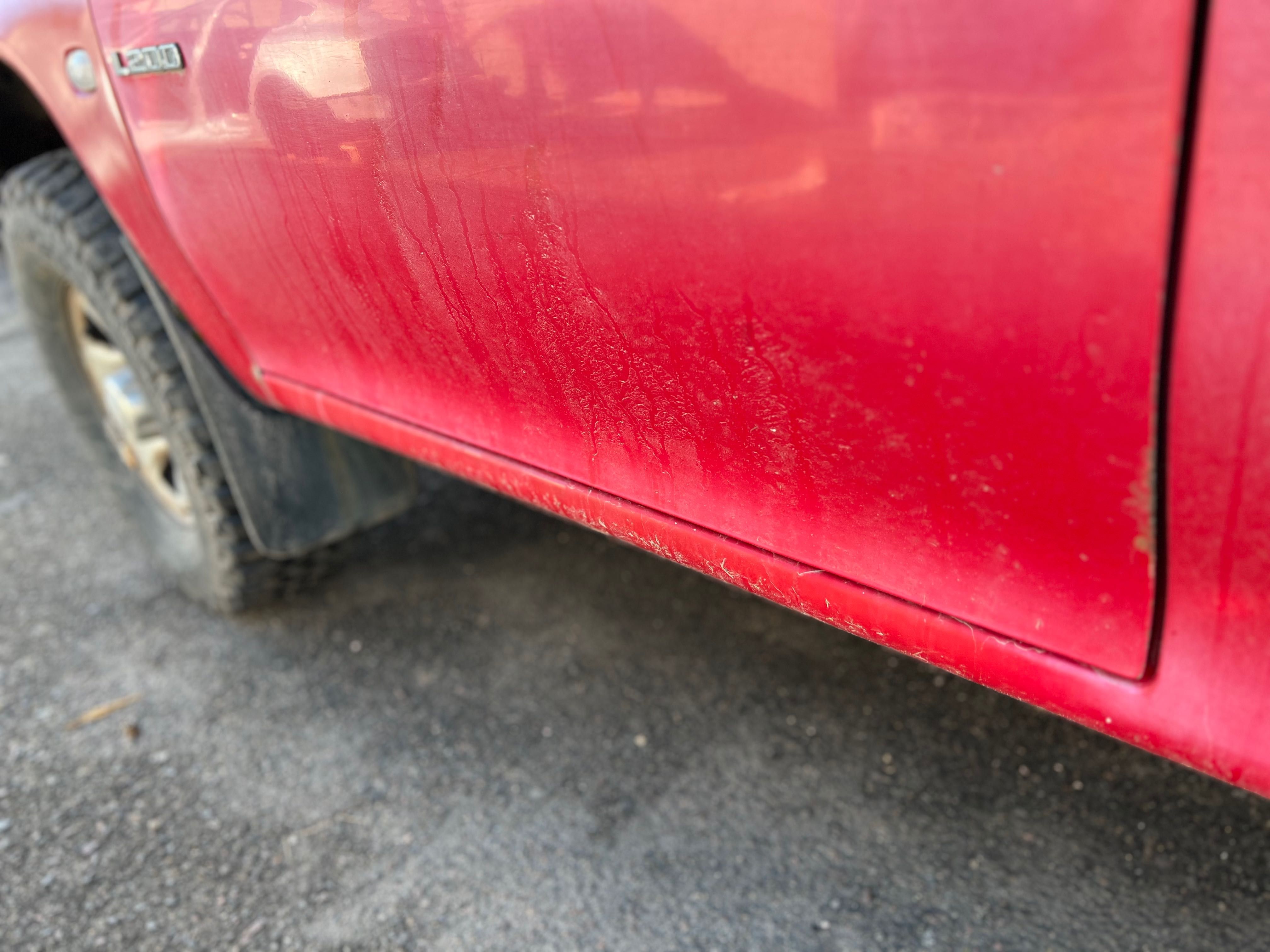 Дверь стекло Mitsubishi L200 pick up двері Л200 пікап 2001-05р