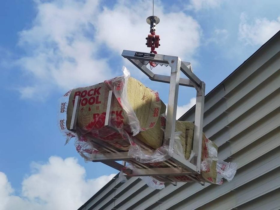 Widły wielofunkcyjne Dzwig dekarski zuraw ciesielski