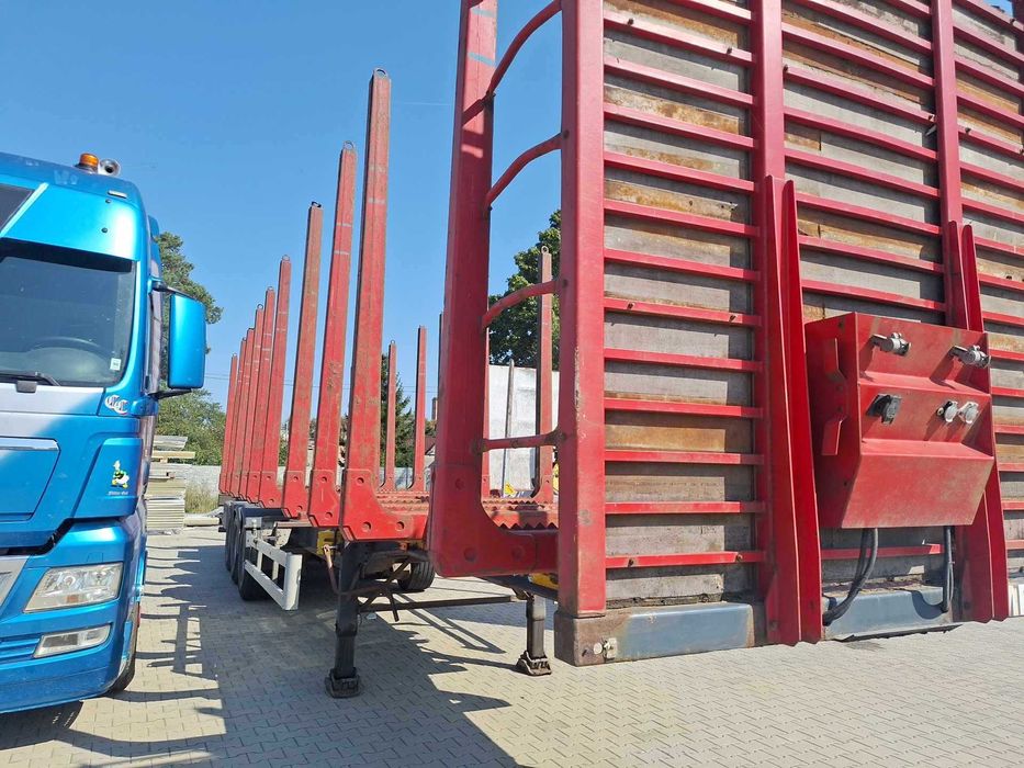 Naczepa kłonicowa MEGA do drewna do lasu