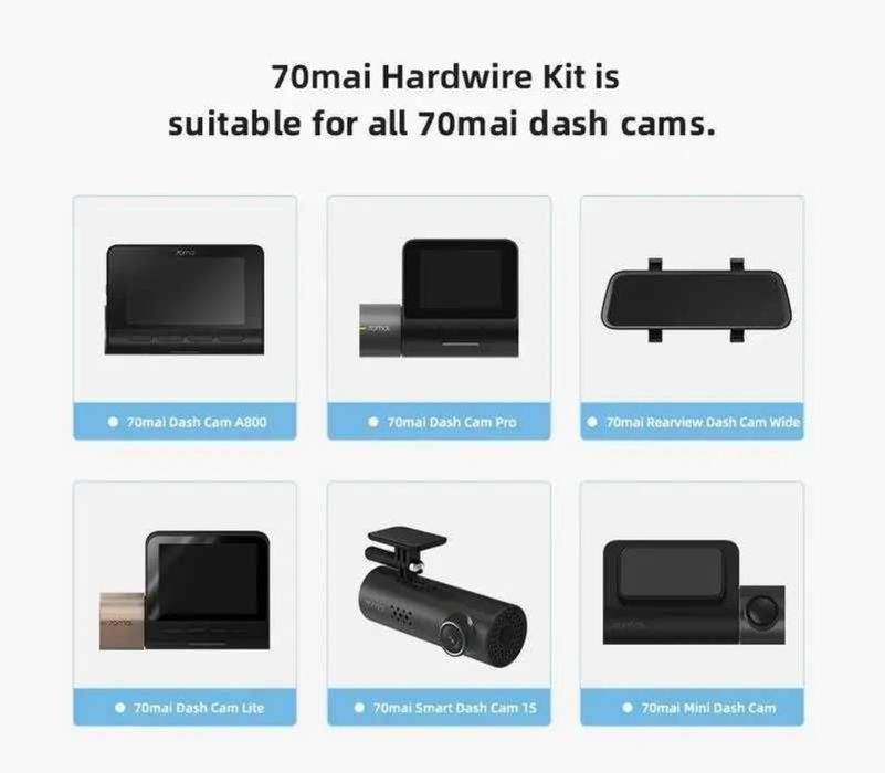 Кабель режиму паркування 70mai Hardware Kit UP02, UP03