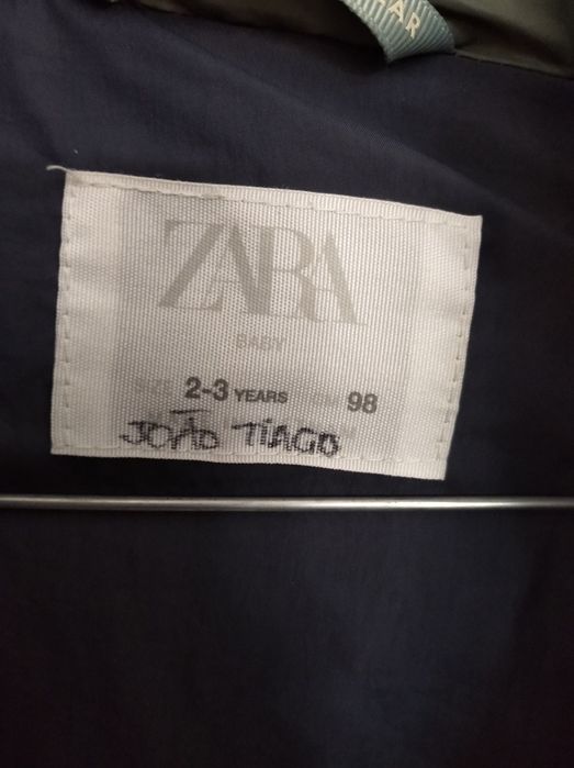 Casaco/Kispo da Zara tamanho 2/3 anos