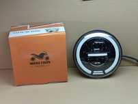 Фара мото диодная LED с 2 габаритами ДХО 12V d166