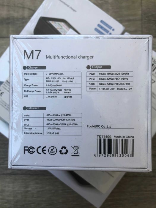 ToolkitRC M7, 200 ватт зарядне для дронів і акумуляторних збірок